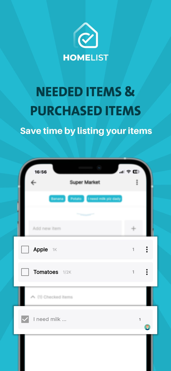 HomeList - Smart Checklists