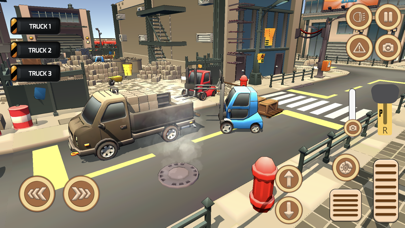 Cartoon Truck And Forklift Screenshot