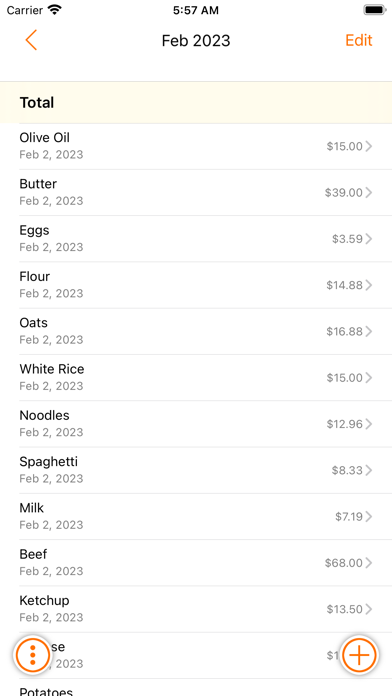 Simple Family Accounting Screenshot
