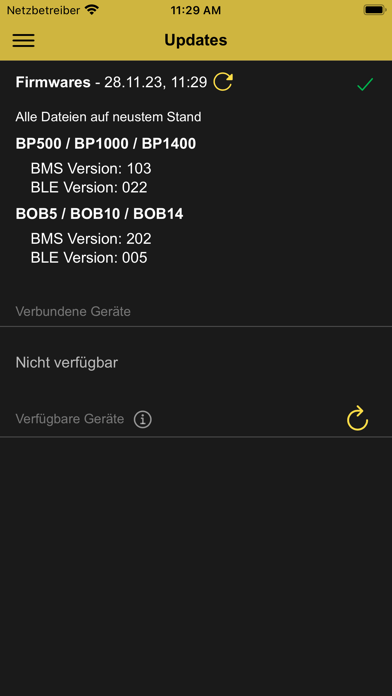 Screenshot #1 pour BOMAG Battery Update