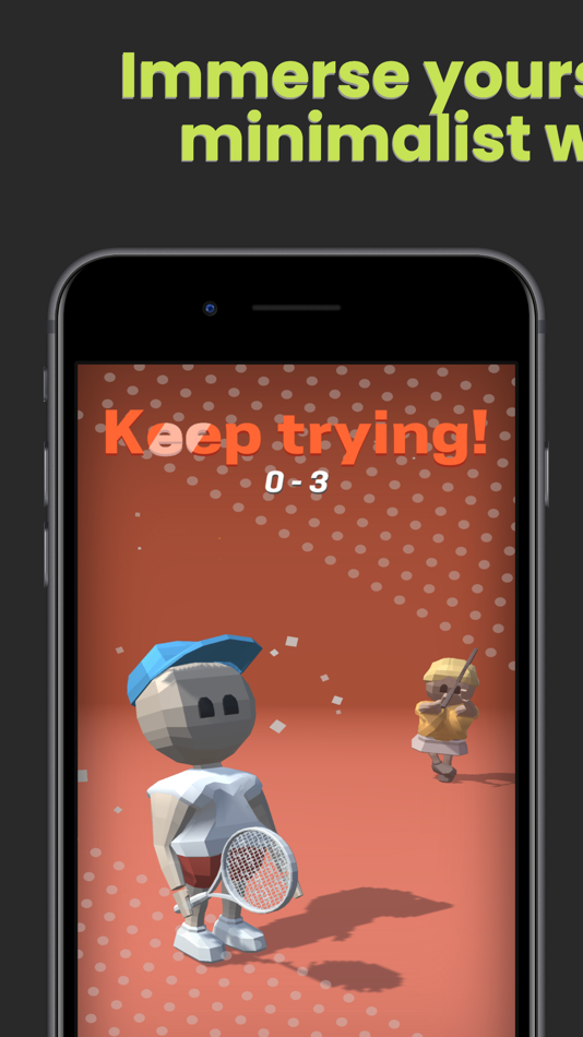 #3. Voxel Tennis! (iOS) 由: Youssef Keram