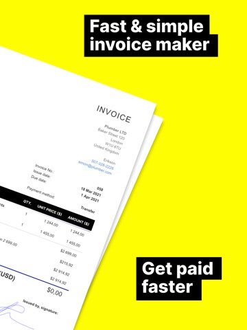 Freebie Invoice Makerのおすすめ画像2