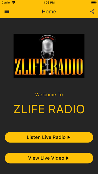 Zlife Radio Screenshot