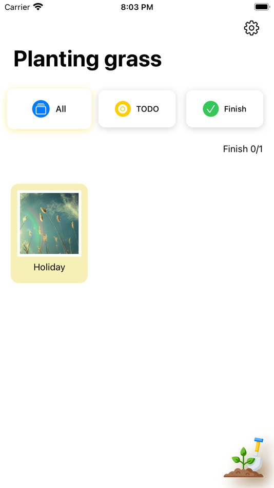 #1. Planting grass - Wish List (iOS) 由: 超 许