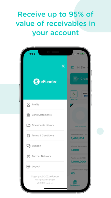 eFunder Screenshot