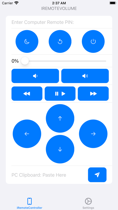 iRemoteVolume Screenshot