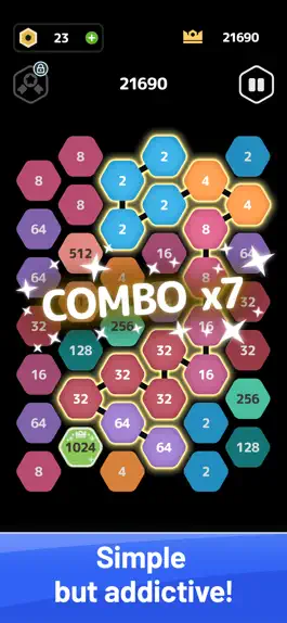 Game screenshot HexaMerge - Number Puzzle mod apk