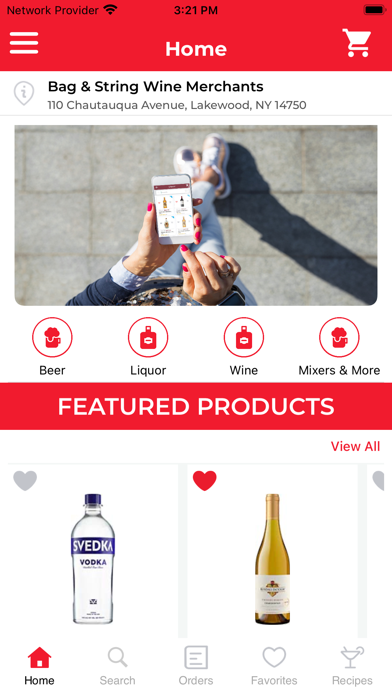 Bag & String Wine Screenshot