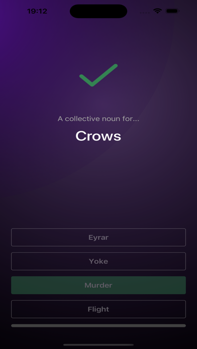 Collective Nouns Quiz Screenshot
