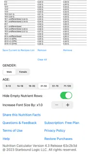 How to cancel & delete nutrition calculator for food 1
