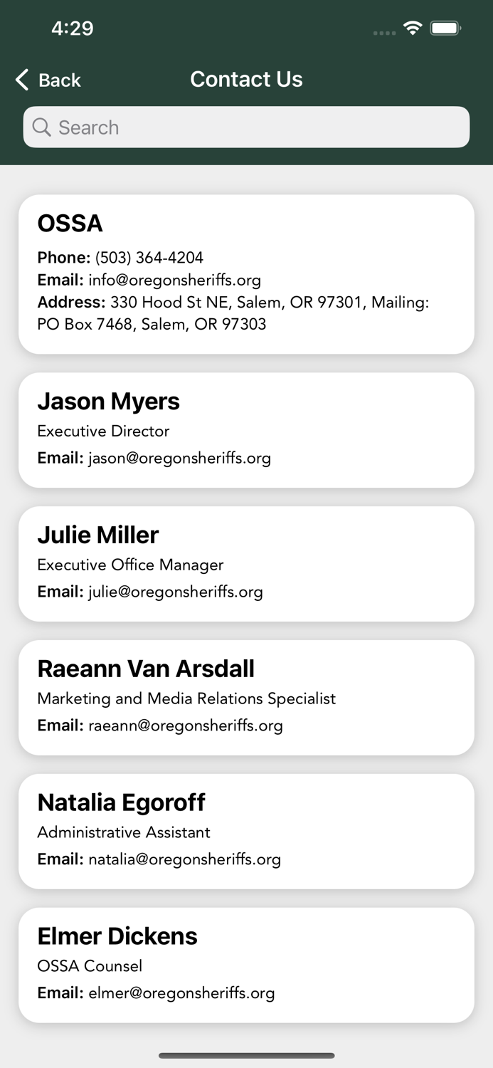 Oregon State Sheriffs’ Assoc