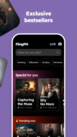 Game screenshot FlingFM – Audiobooks & Stories apk