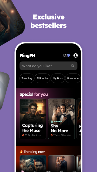 FlingFM - Novels & Audiobooks Screenshot