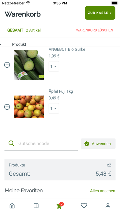 HofladenBOX App Screenshot