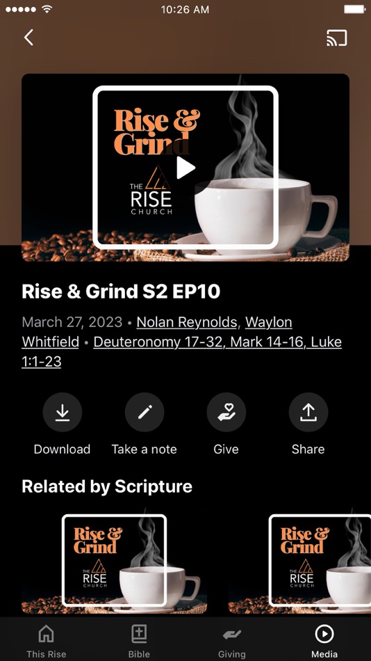 #3. The Rise UC (iOS) โดย: The Rise Church Inc.