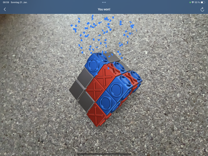 3D Tic Tac Toe - AR Game