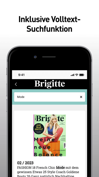 BRIGITTE - Das Frauenmagazin Screenshot