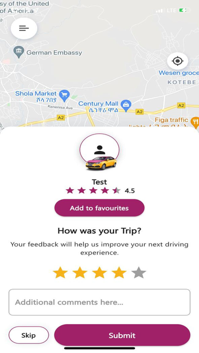 Taxiye Passenger Screenshot