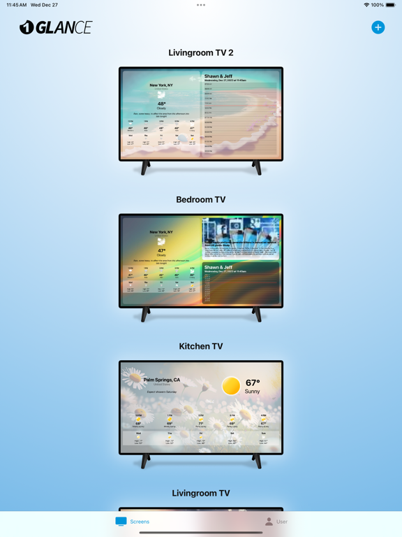 Screenshot #4 pour 1Glance Weather