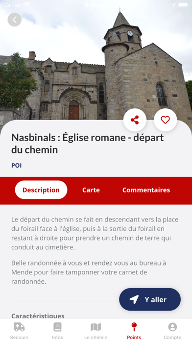 Randonnée chemin Urbain V Screenshot