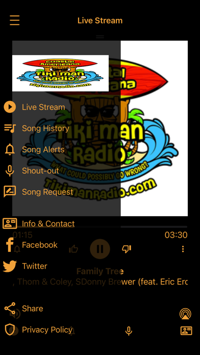 Tiki Man Radio Screenshot