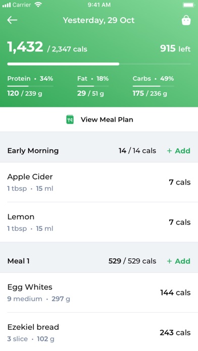 Longevity Training Screenshot