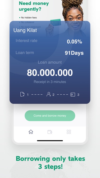 Uang Kilat - pinjam kredit