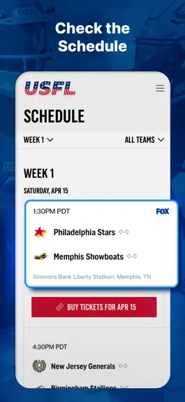 Game screenshot USFL | The Official App hack