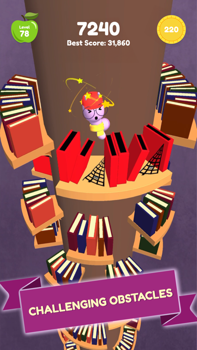 Book Worm Helix Bounce Screenshot