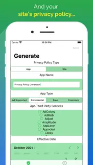 privacy policy generator iphone screenshot 3