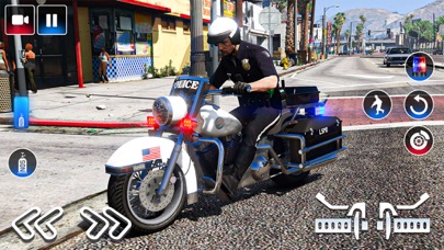 Police Bike Driving Chase Game Screenshot