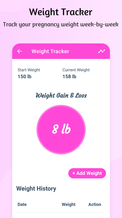 Pregnancy App and Baby Tracker Screenshot