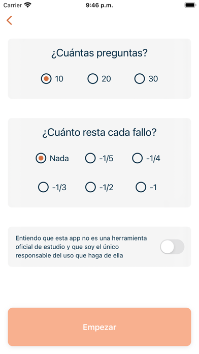 APrueba: Constitución Screenshot
