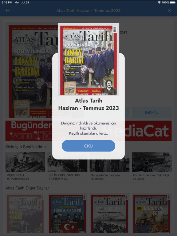 Screenshot #6 pour dMags Dijital Dergi Platformu