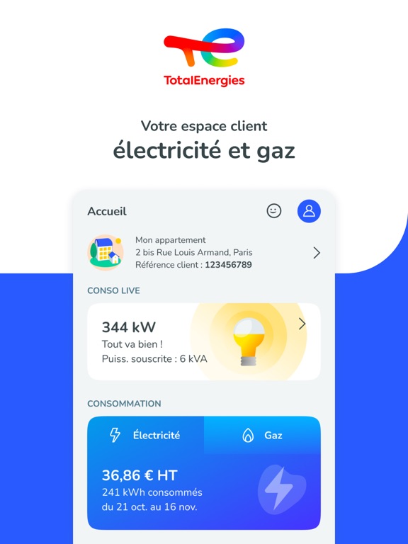 Screenshot #4 pour TotalEnergies Electricité&Gaz