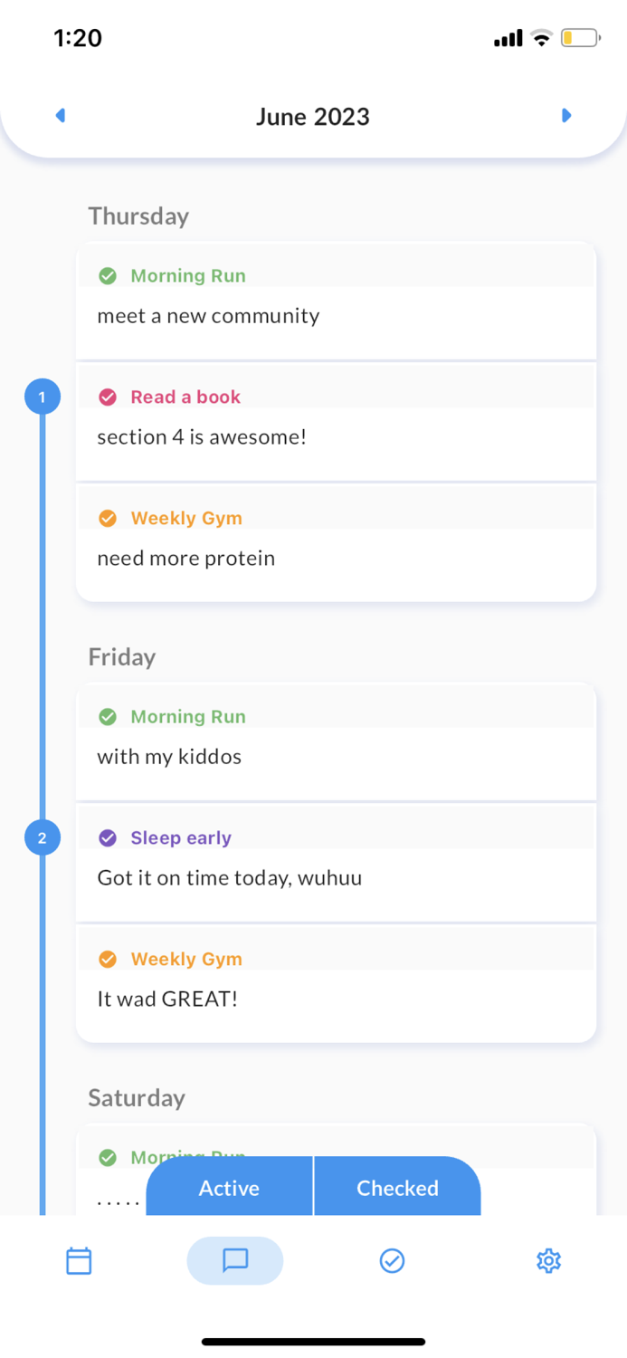 EZ Habit simple habit tracker