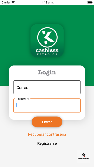 Cashless Estadios Screenshot