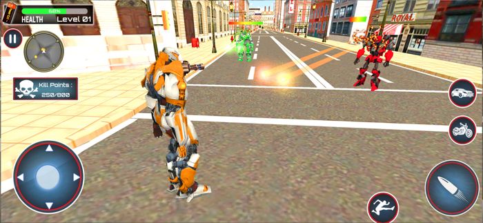 Superhero Robot Action Game