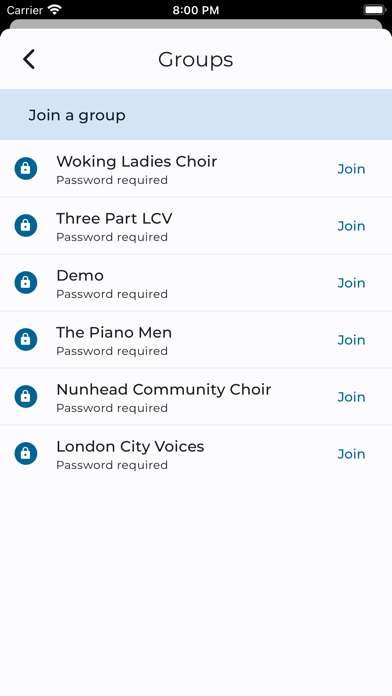 Choir - The Choir Practice App Screenshot