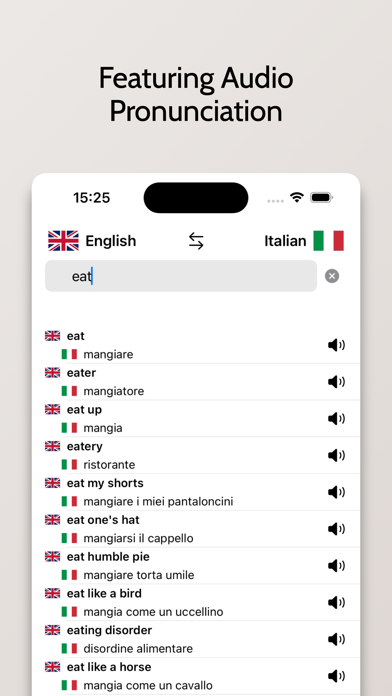 Italian Dictionary - Englishのおすすめ画像3