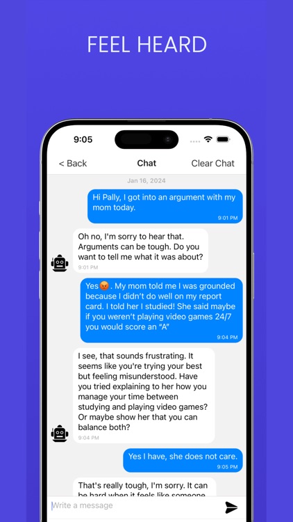 Pally AI - Mental Health Chat screenshot-4