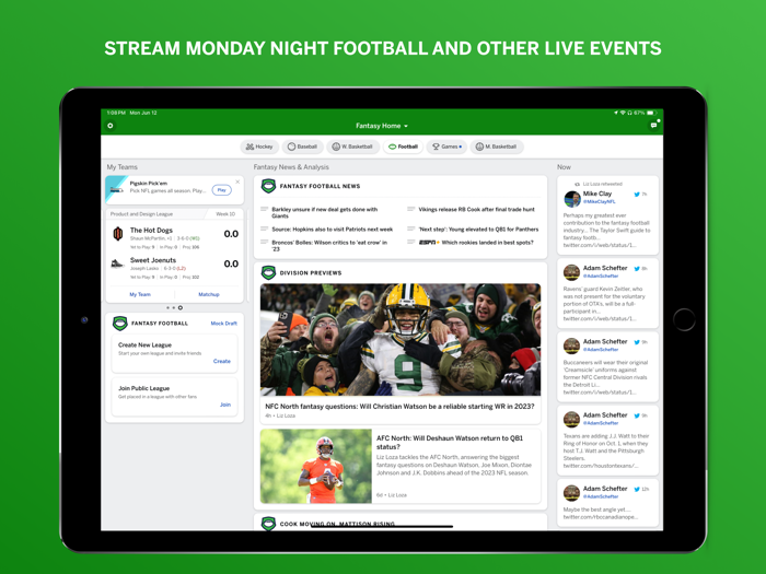ESPN Fantasy Sports and More