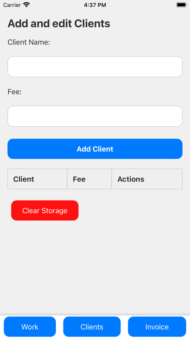 TimeTrackInvoicer Screenshot