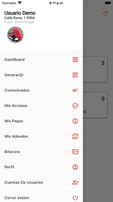 App screenshot