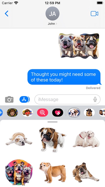 English Bulldog Stickers