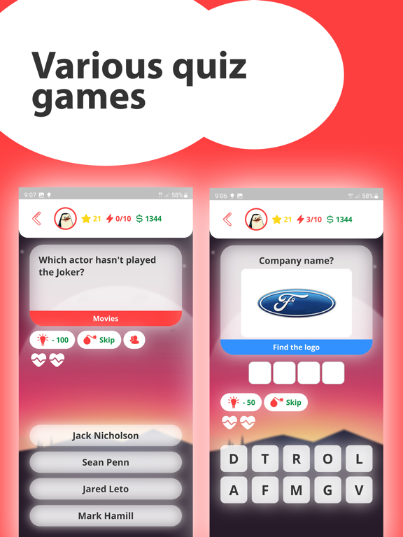 DBrain: Quiz & Brain games