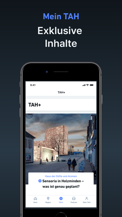 TAH -Nachrichten und Podcast Screenshot