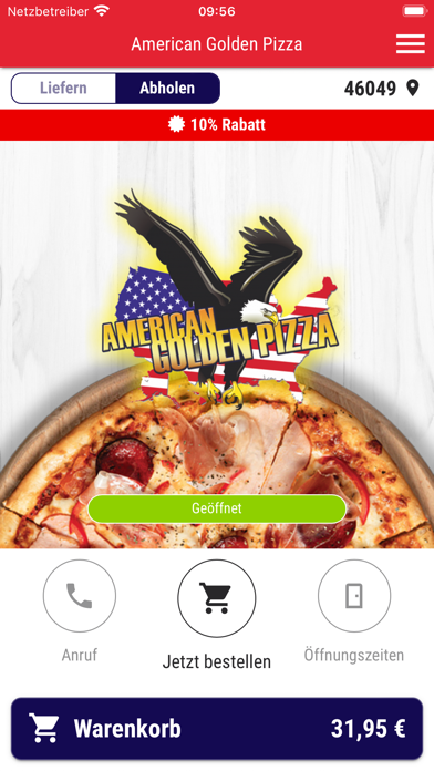 American Golden Pizza Screenshot