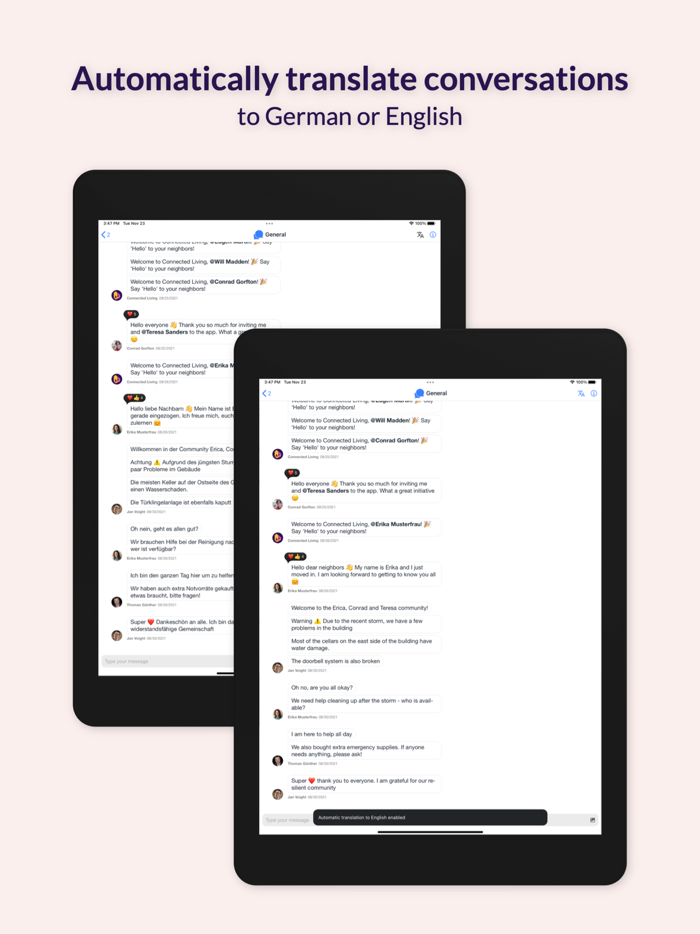 Connected Living Messenger