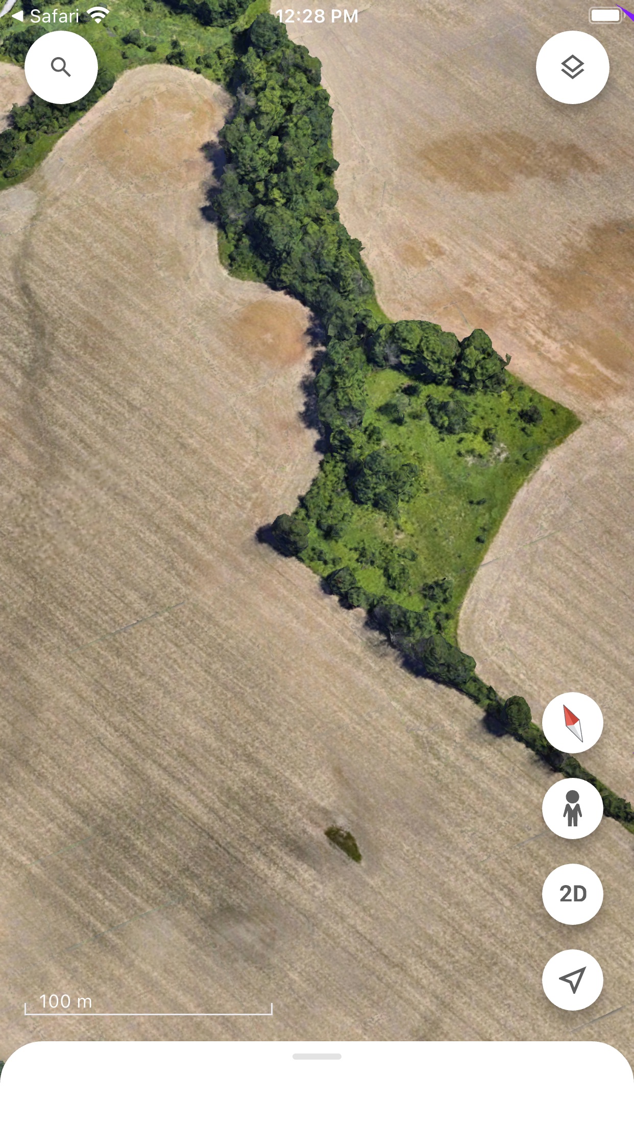 Screenshot do app Google Earth